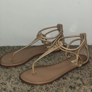 Tan Aldo sandals